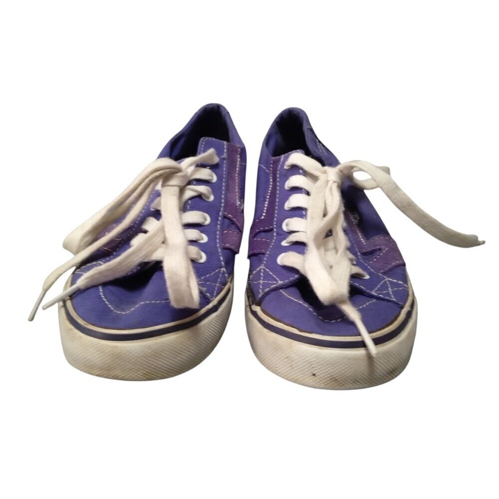 Vans Tory Women's Size 6 Low Top Purple Lace Up Sneakers Shoes Skateboarding
